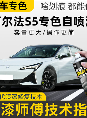 极狐阿尔法S5补漆笔补车漆修复专用自喷漆冰灰星云粉星钻黑色白色