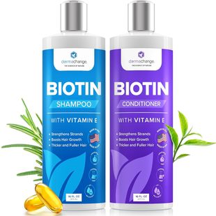 DermaChange Biotin Shampoo and Conditioner Set