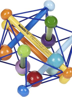 Manhattan Toy Skwish Color Burst Rattle and Teether Grasping