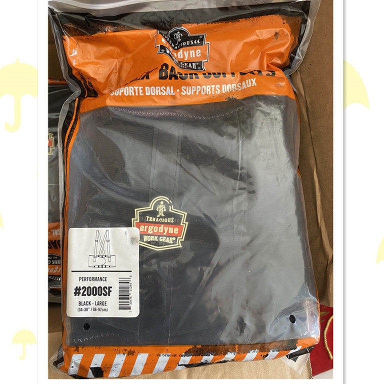 现货速发 Ergodyne ProFlex 2000SF Back Support Brace,Large