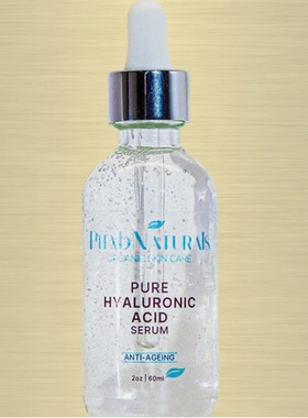 100% Pure Organic HYALURONIC ACID SERUM AntiAging Hydrating