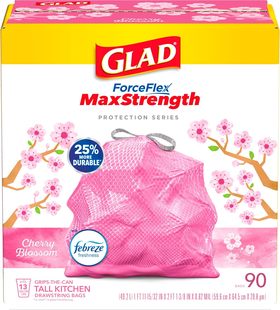 GLAD Protection Series ForceFlex Plus Drawstring Cherry 粉90