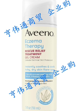 Aveeno Eczema Therapy Rescue Relief Treatment Gel Cream