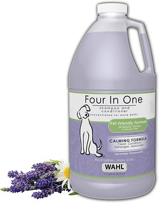 Wahl 821000-051 Pet/Dog 4-in-1 Chamomile Shampoo, Lavender
