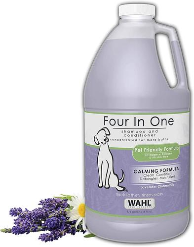Wahl 821000-051 Pet/Dog 4-in-1 Chamomile Shampoo, Lavender