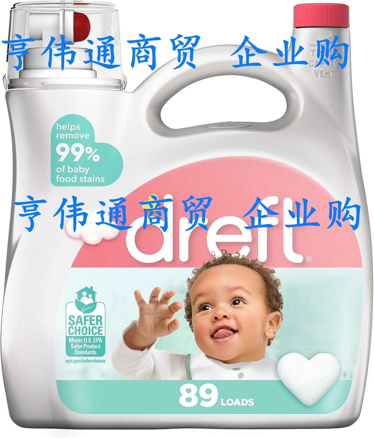 Dreft Stage 2: Active Baby Liquid Laundry Detergent, 89 Load