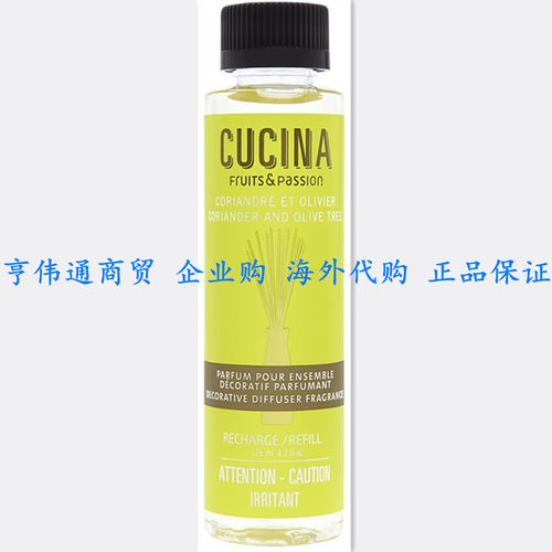 Fruits and Passion Cucina Olive Oil and Coriander Fragrance
