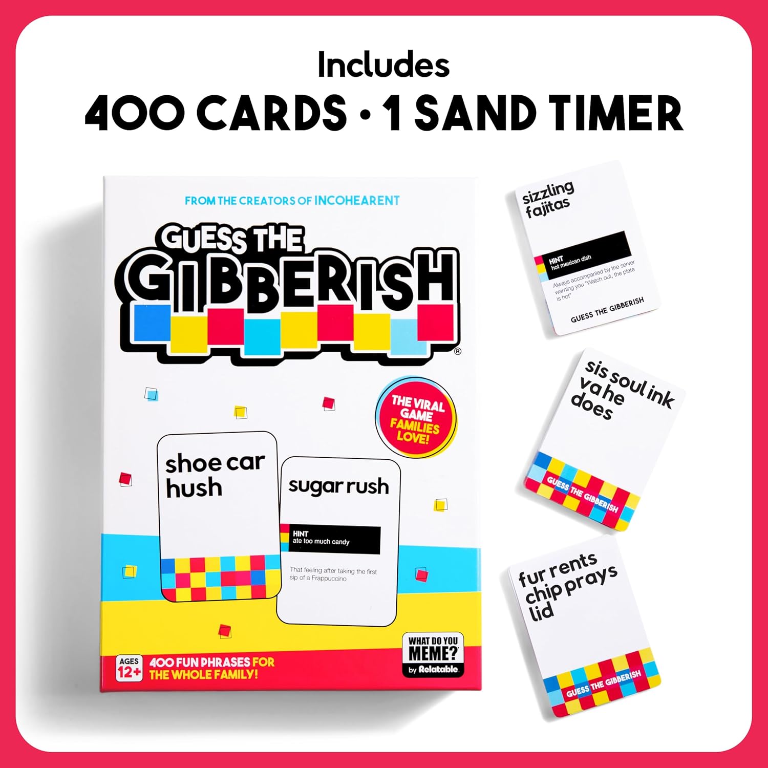 Guess The Gibberish Card Game for Families by Relatable