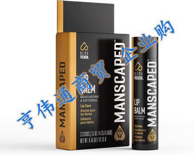 MANSCAPED™ Moisturizing and Soothing Lip Balm 3支唇膏 男