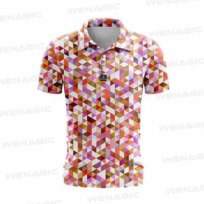 运动透气速干短袖polo衫 Quick-drying short-sleeved polo shirt
