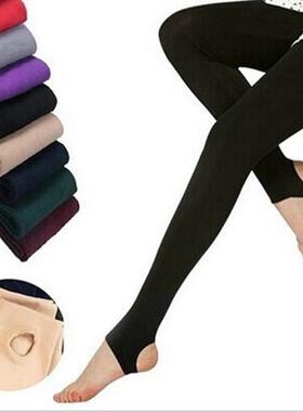 Leggings women Foot Tights socks显瘦内拉绒踩脚打底裤女士抓绒