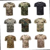 3XL Army Military Shirt Outdoor Camo Tops Hiking