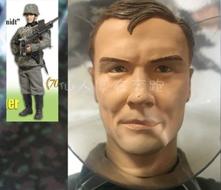 1 6兵人 威龙70803 二战 德 SS 闪电战70周年 头雕 现货轻微瑕疵