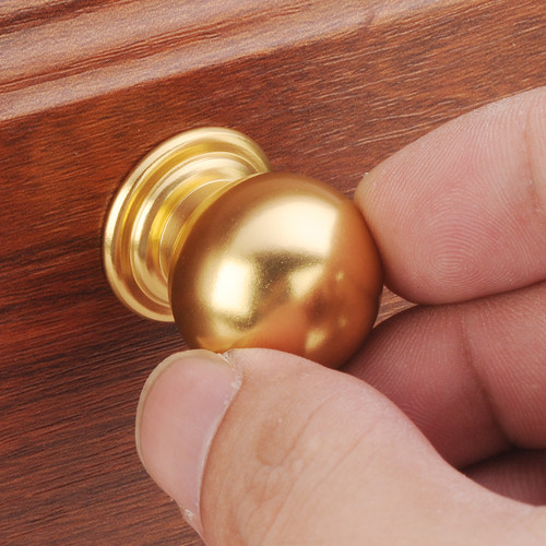 银色哑光单孔抽屉衣柜门小拉手