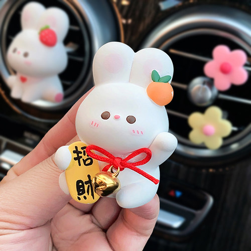 车载香薰出风口小兔子持久淡香