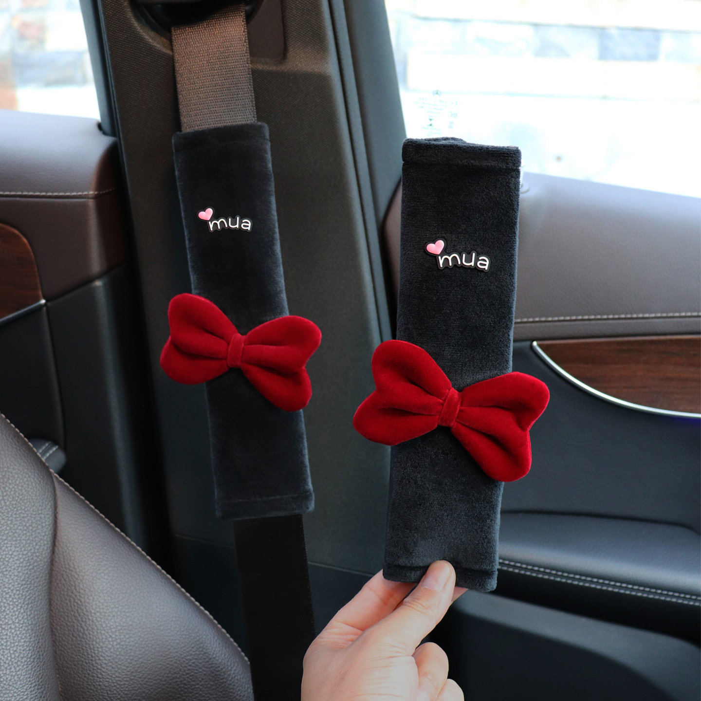 蝴蝶结汽车安全带护肩套儿童防勒脖保护套高级感女士车内装饰用品,汽车用品/电子/清洗/改装,汽车安全带套/固定器/延长带,淘宝优惠券,粉丝福利购,淘宝优惠卷