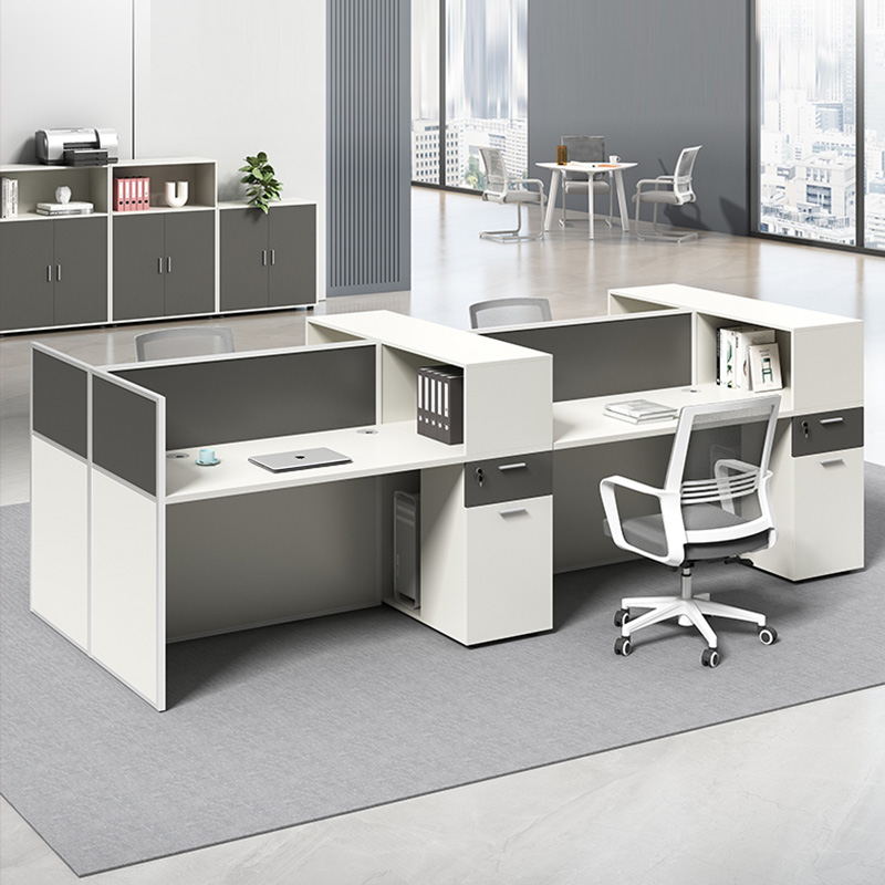 圣黎办公桌椅组合职员办公桌办公室员工桌财务电脑桌员工位屏风