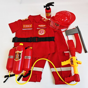 儿童消防员服装山姆玩具灭火器幼儿园角色扮演救援职业体验装
