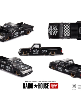 【匠擎预售】Kaido House 1:64 雪佛兰 皮卡 黑色 合金汽车模型