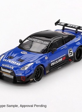 【匠擎现货】MINIGT 1:64 #1124 日产 GTR R35 蓝色 汽车模型