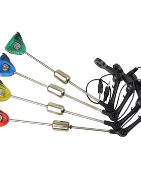 跨境B2015自动张力闪光硬杆摇摆器欧鲤钓海竿支架报警器组件