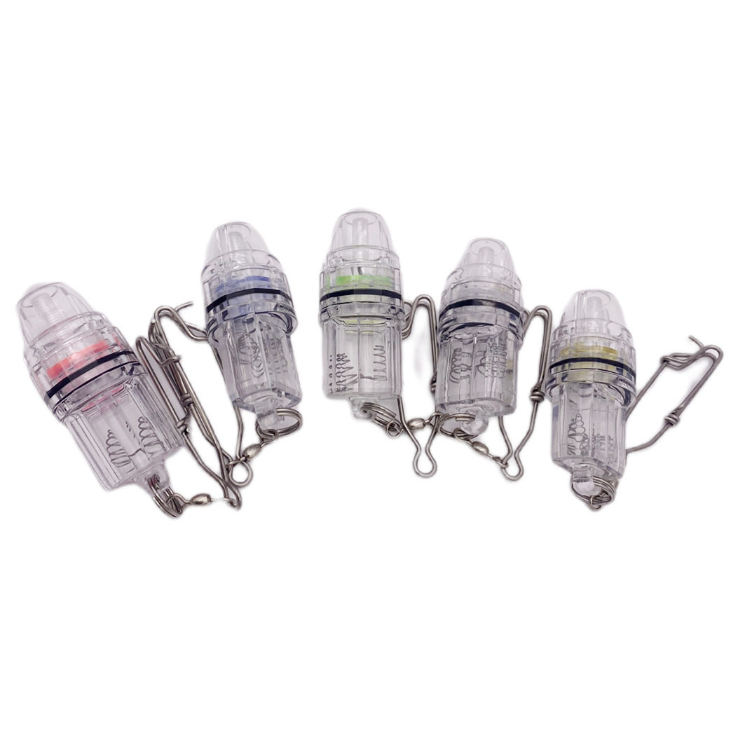 深海LED 诱鱼灯集鱼灯 水下集鱼灯带金属加强大号别针挂钩海钓灯