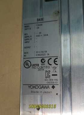 横河PLC底板F3BU06-0N，拆机现货，功能正常使用，议价