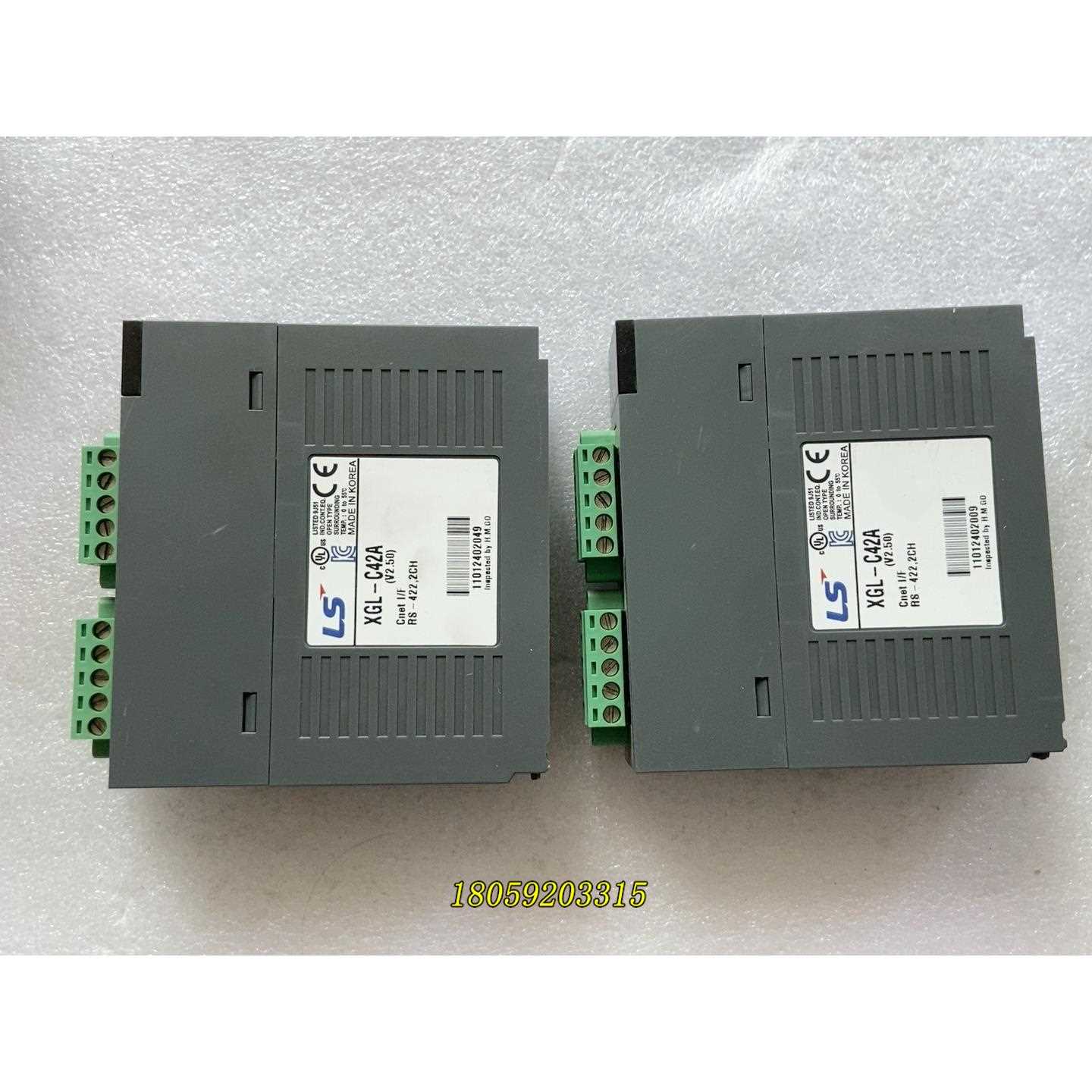 XGL-C42A 拆机成色韩国LS模块 RS-422，2议价