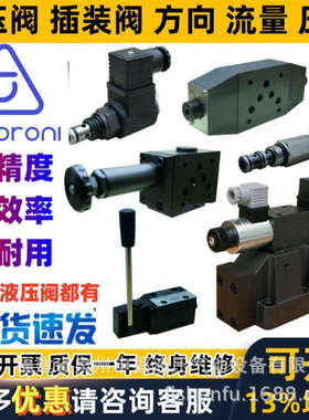 Caproni液压阀压力流量方向控制插装RH16 RH06 RD DR OWC EV08 10