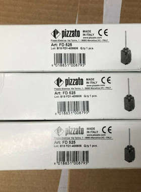 欧洲采购PIZZATO开关E2 AC-DXBC1875 E2 1SC2CVA19BE HP AB052