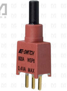 800AWSP8M2RE【按钮开关】SWITCH PUSHBUTTON SPDT 1A 120V