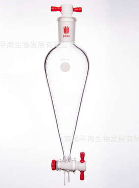 F474250 250ml分液漏斗（四氟节门）磨口