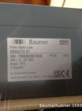 baumer堡盟THALHEIM编码器ITD40A4Y271024HNIKR4S27cULus