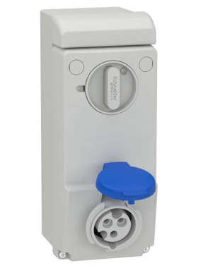 83031 Interlocked socket Mureva PK wall mounting 16A 2P