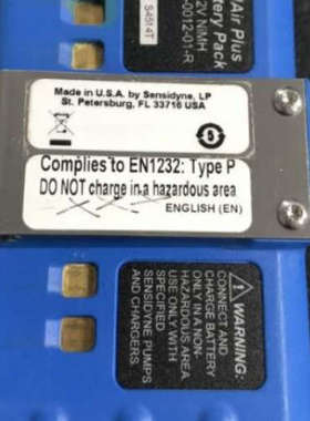 Gilian plus 采样泵配套原装电池  美国Gilair plus防爆电池