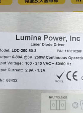 LUMINA POWERINC电源LDD-600-38-18 11001027F REV7维修议价