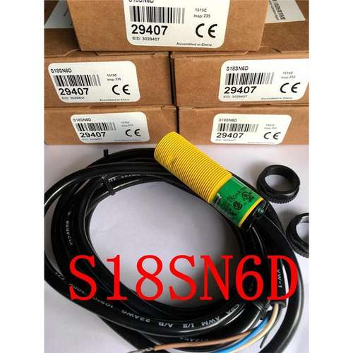 全新原装美国BANNER邦纳M18圆柱形光电开关 S18SN6D S18SP6D