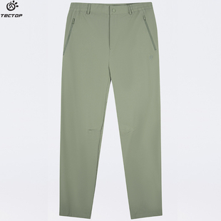 探拓新款户外春夏季薄款弹力透气直筒男士运动速干裤登山徒步长裤