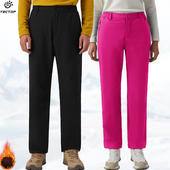 探拓户外秋冬季 防风防水徒步登山冲锋长裤 加绒保暖软壳裤 男女士款