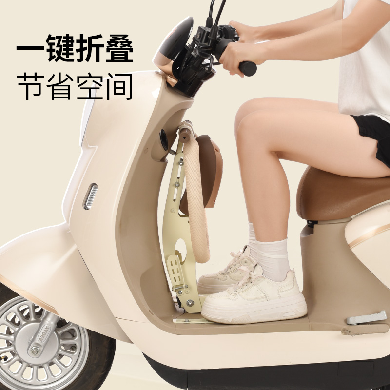 电动车儿童座椅前后置坐垫可折叠安全宝宝坐椅摩托车小孩通用护栏