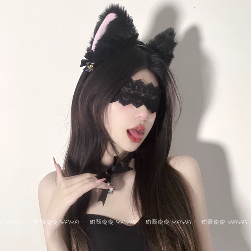 可爱猫耳朵发箍女网红洗脸发卡性感拍照头饰cos情趣头箍化妆发饰