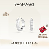 情人节礼物 施华洛世奇Matrix大圆圈耳环配饰耳饰高级