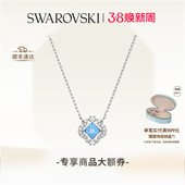 心项链吊坠配饰 施华洛世奇Una幸运草跳动 38礼物