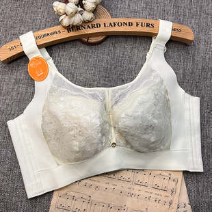 6005花雨伞调整型软钢圈超薄收副乳透气内衣上托CD杯大胸显小文胸