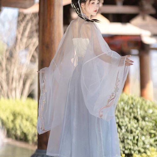 超仙夏日薄款透气齐腰百褶裙套装