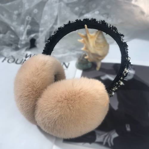獭兔毛耳套防风保暖耳罩耳包耳捂