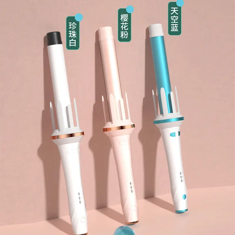 雅美奇源头工厂全自动卷发棒电动旋转烫发棒女波浪干湿两用可外贸