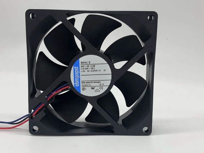 原装德国进口PAPST TYP 3414/2 DC24V 2.4W 变频器风扇 三线 9025