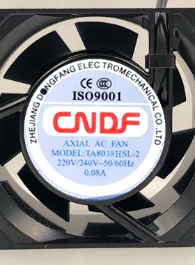 全新CNDF东方TA8038MBL/MSL-2 220V 8038 0.09A 逆变器配电柜风扇