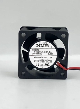 NMB原装04020VA-24P-BL 24V 0.13A 4020安川7系变频器驱动风扇4CM